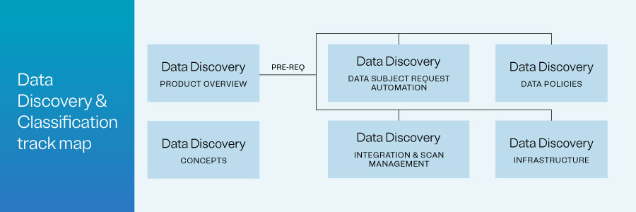 Data Discovery & Classification track map graphic